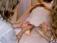 Untericht Fu&szlig;reflexzonenmassage Ayurveda Ausbildung